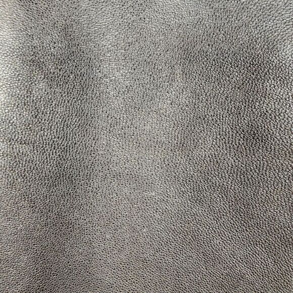 MICHELLE MASON | Leather Mini Skirt With Slit Sz 4 Black Asymmetrical Zip Staple - Picture 10 of 13